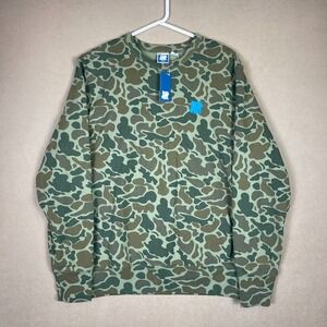 Undefeated Monkey Shirt Adult Medium Green Desert‎ Duck Camo Pullover Mens NWT